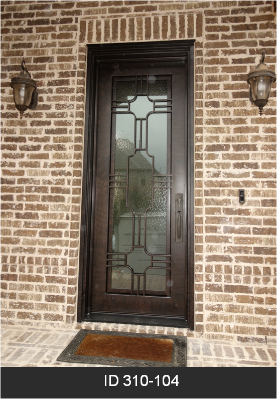MODERN SINGLE IRON DOORS D'Hierro Iron Doors, Plano, TX