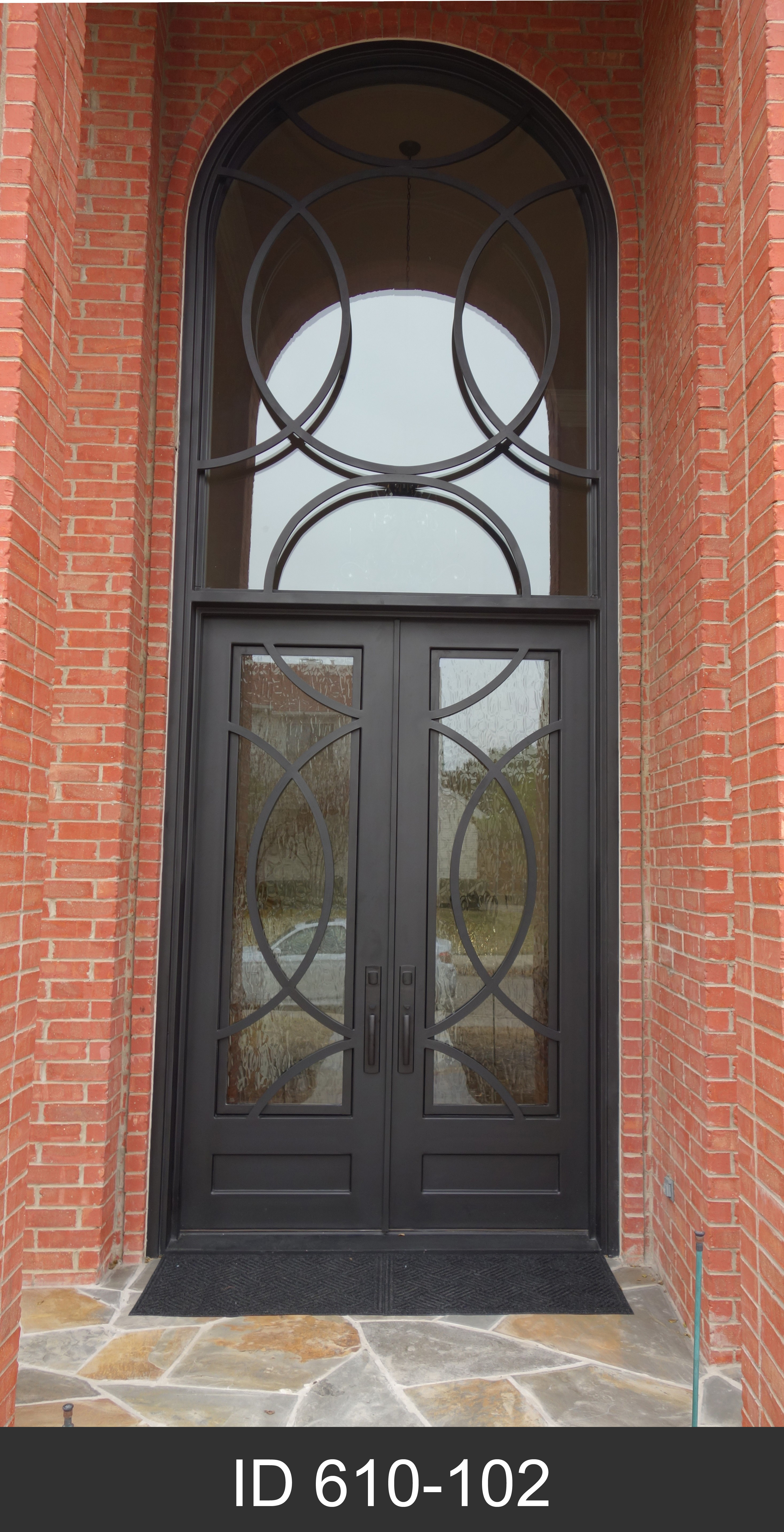 MODERN DOUBLE IRON DOORS D'Hierro Iron Doors, Plano, TX