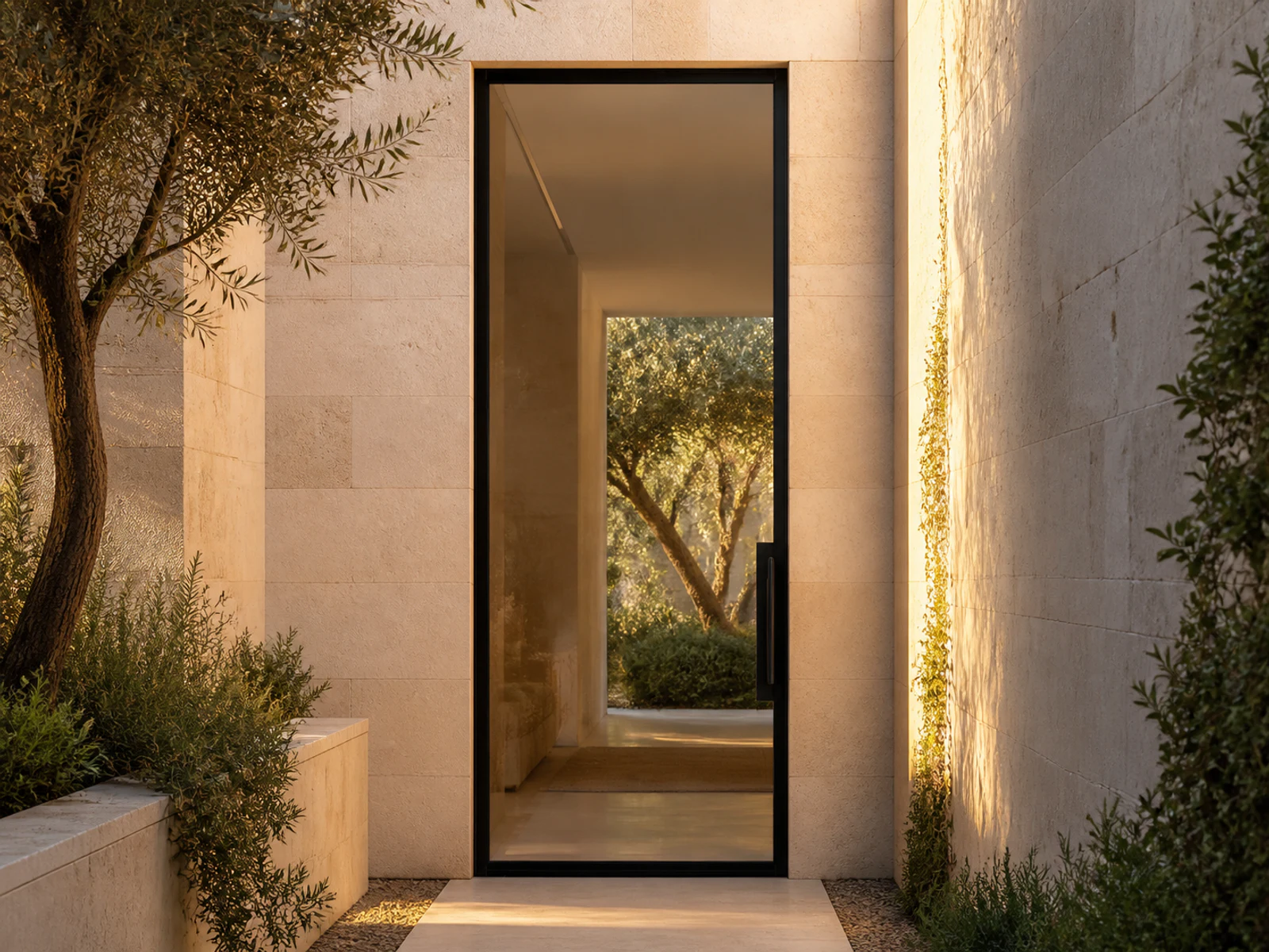 Photorealistic concept room for the exact full-view pivot configuration