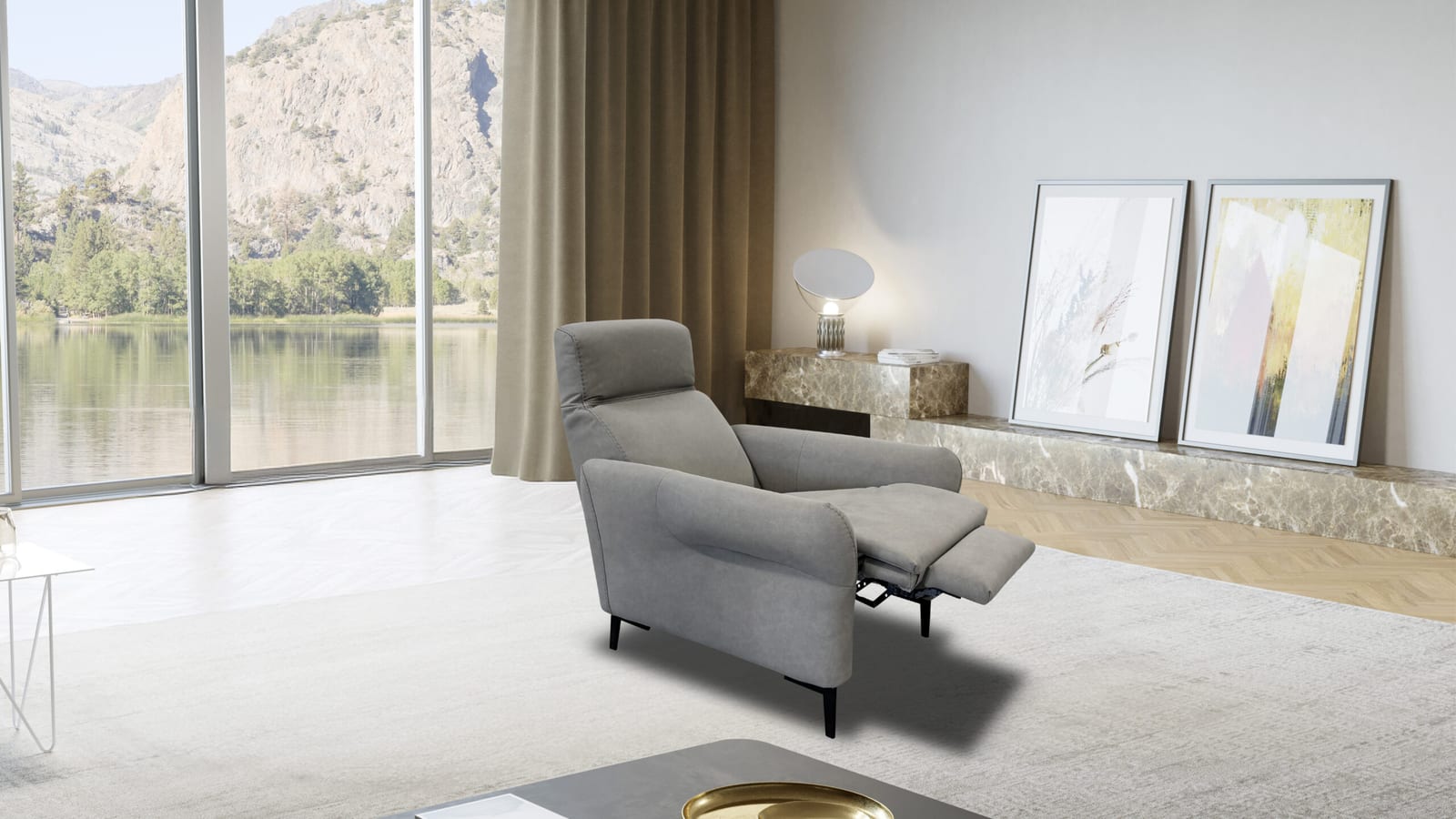 Bracci Aida Pushback Recliner image 2
