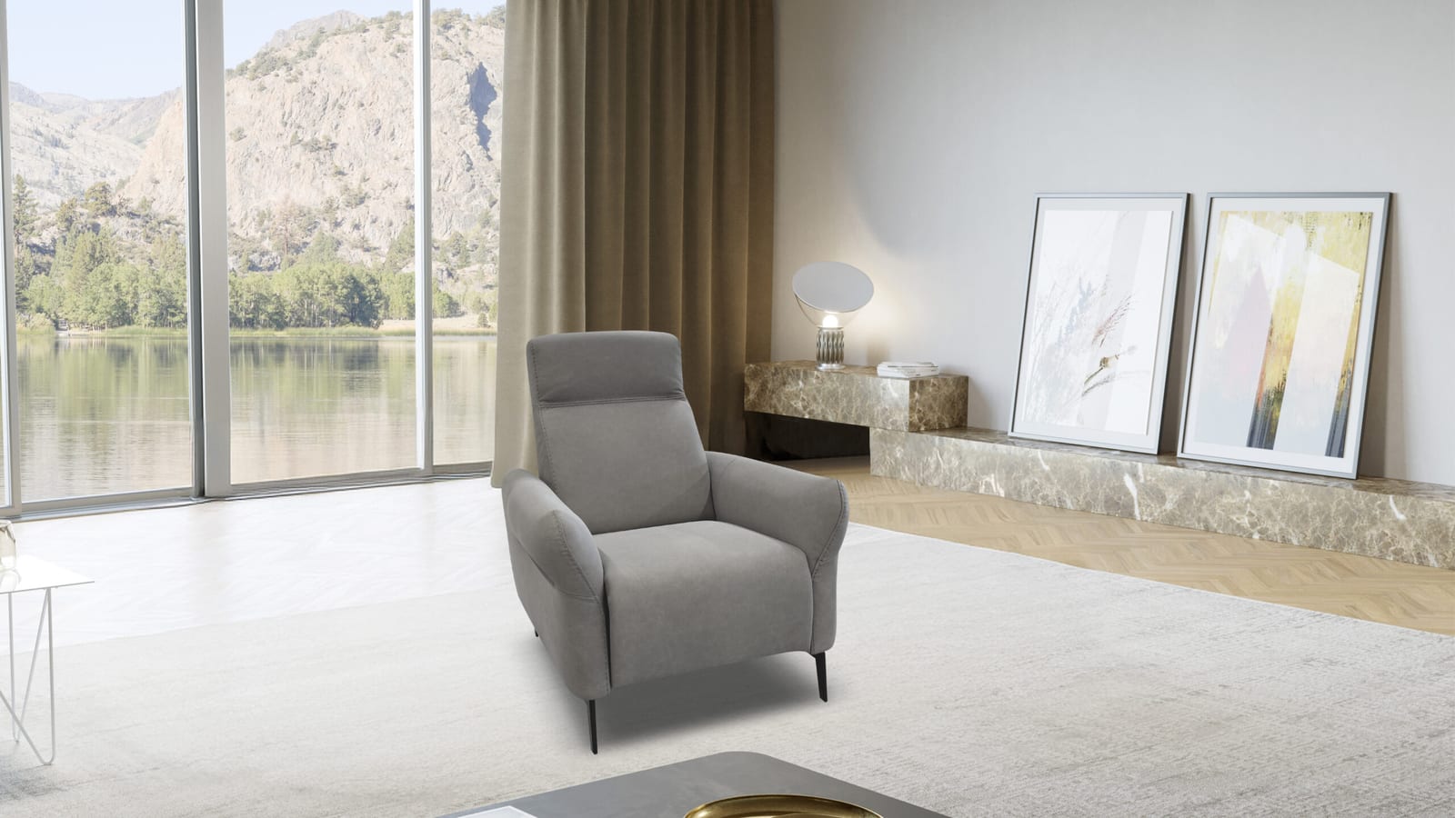 Bracci Aida Pushback Recliner image 3