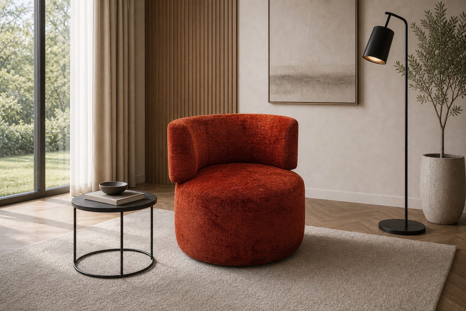 Astro Armchair in a styled room