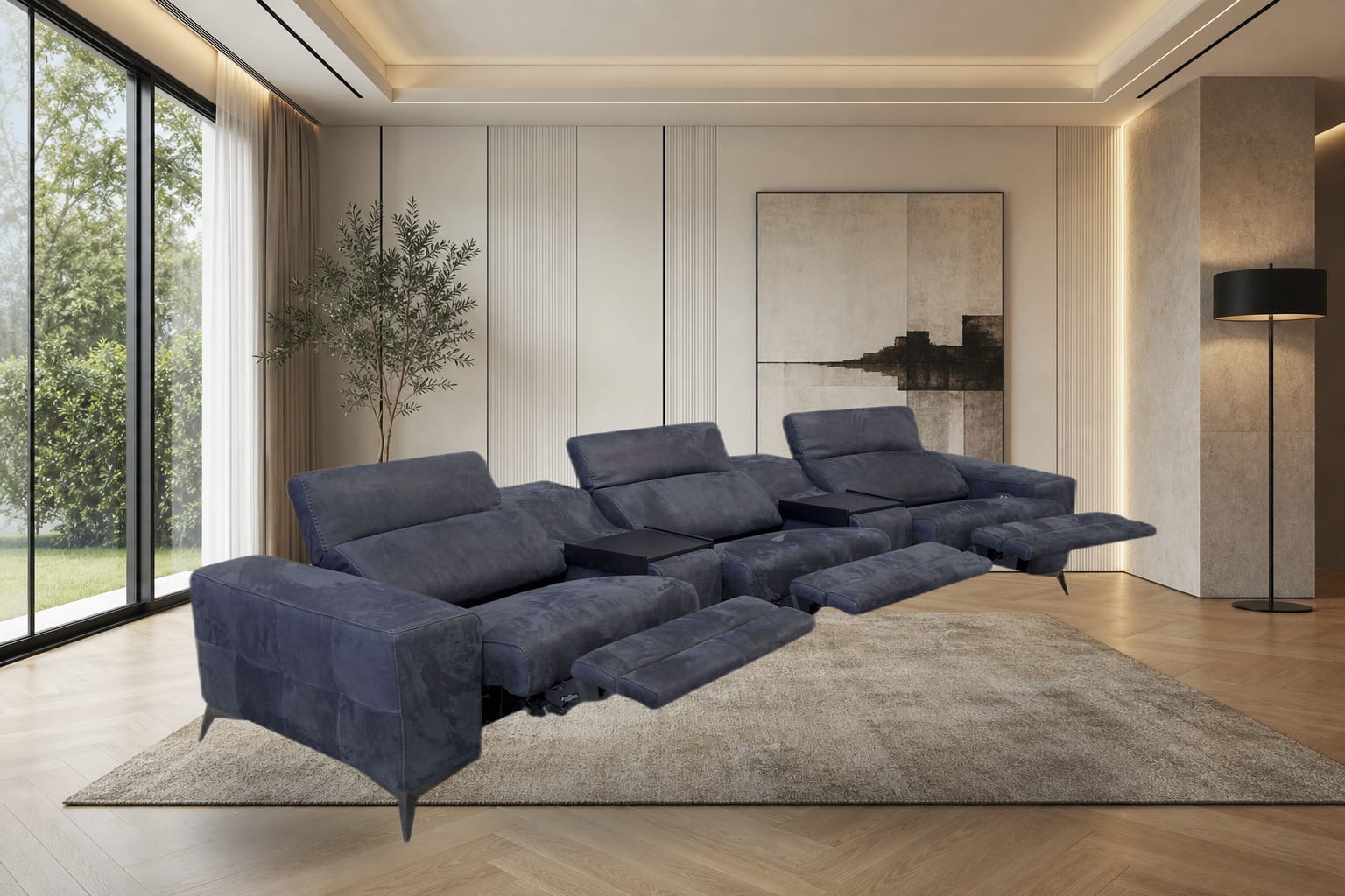 Bacco Theatre in a styled room
