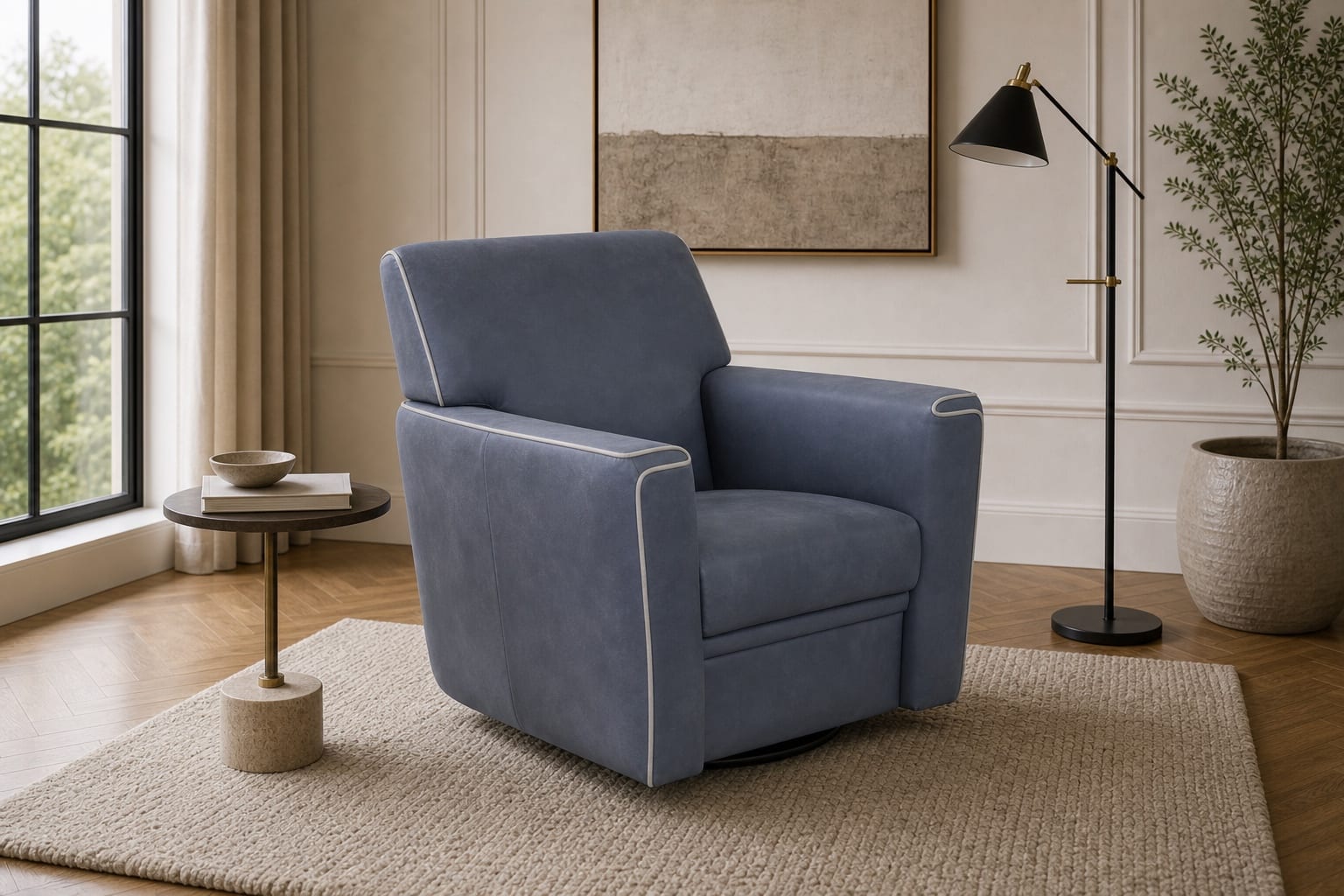 Barry Armchair in a styled room