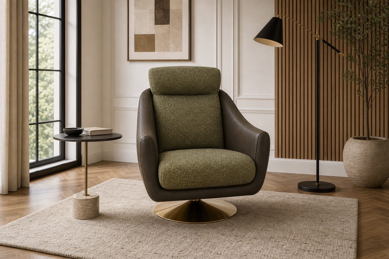 Boss Armchair in a styled room