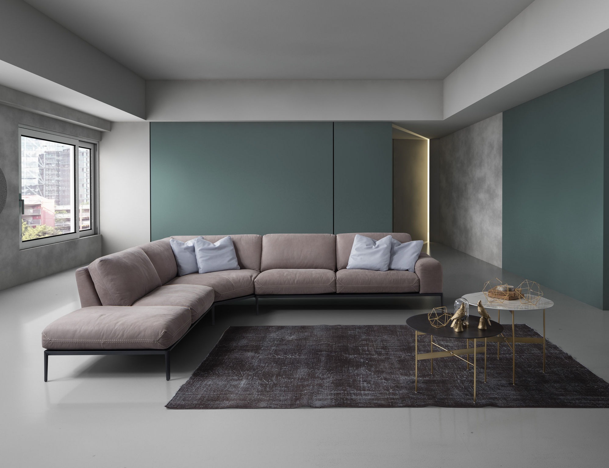 Chic Sectional in a room setting