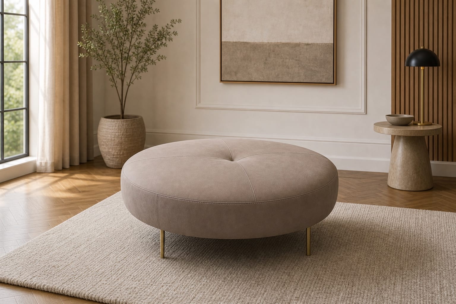 Cleo Bench in a styled room