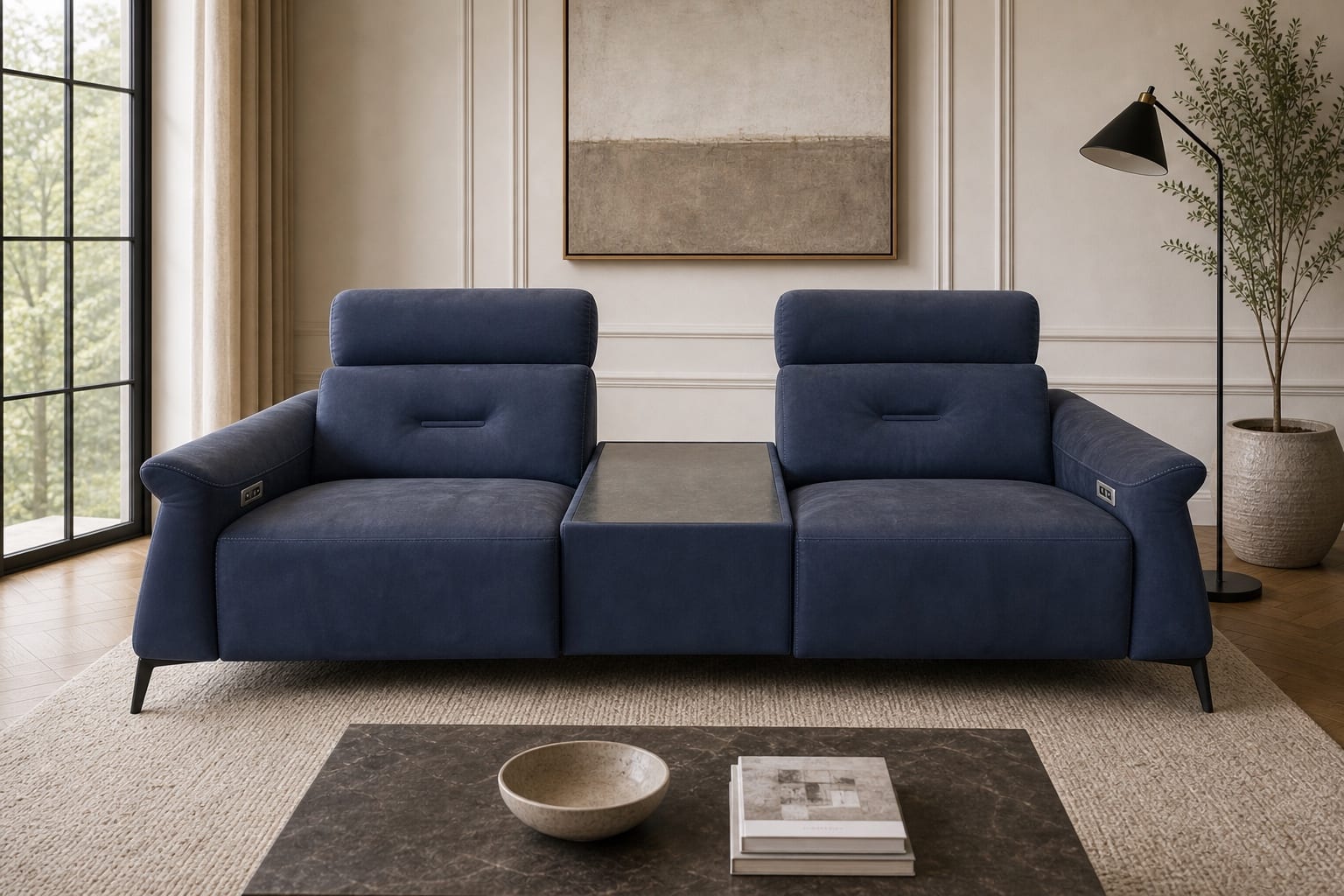 Cool Sectional in a styled room