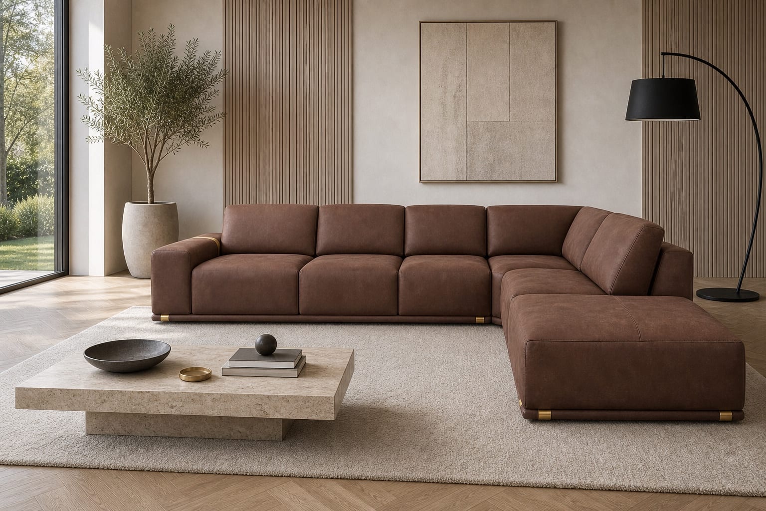 Cubik Sectional in a styled room