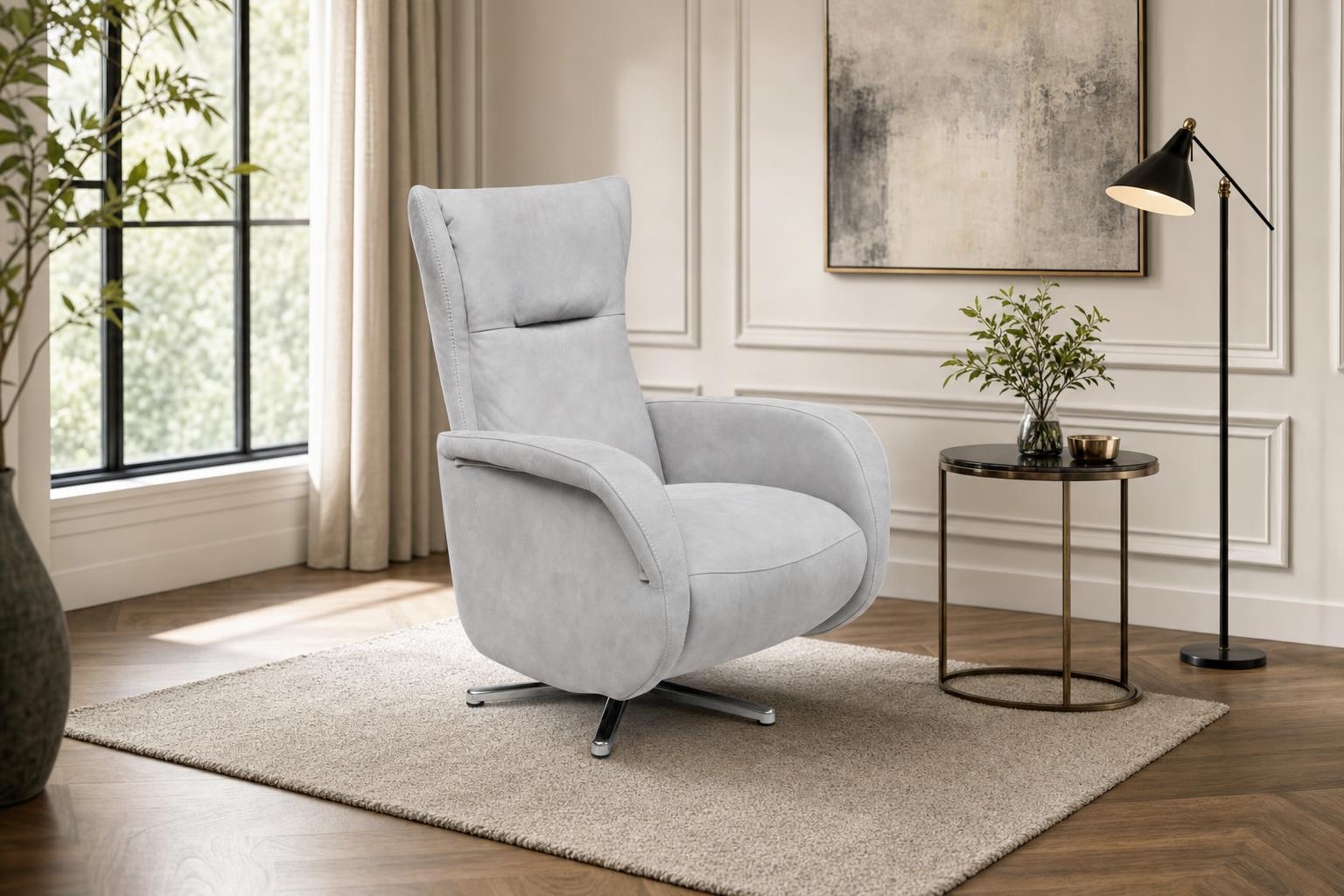 Davinci Recliner in a styled room
