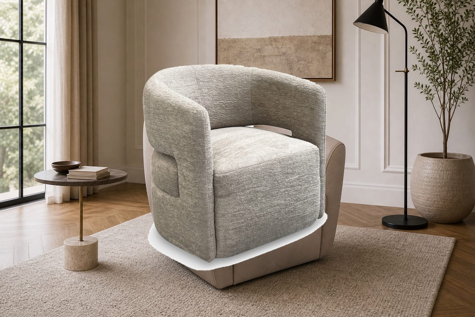 Elliot Armchair in a styled room