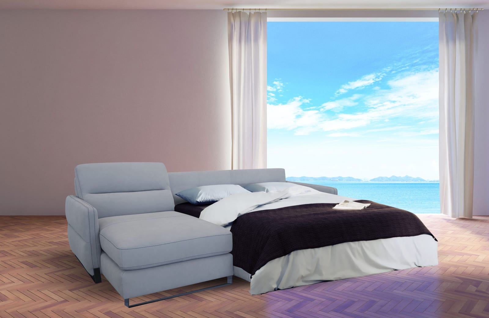Flavia Sleeper Sofa Chaise image 3