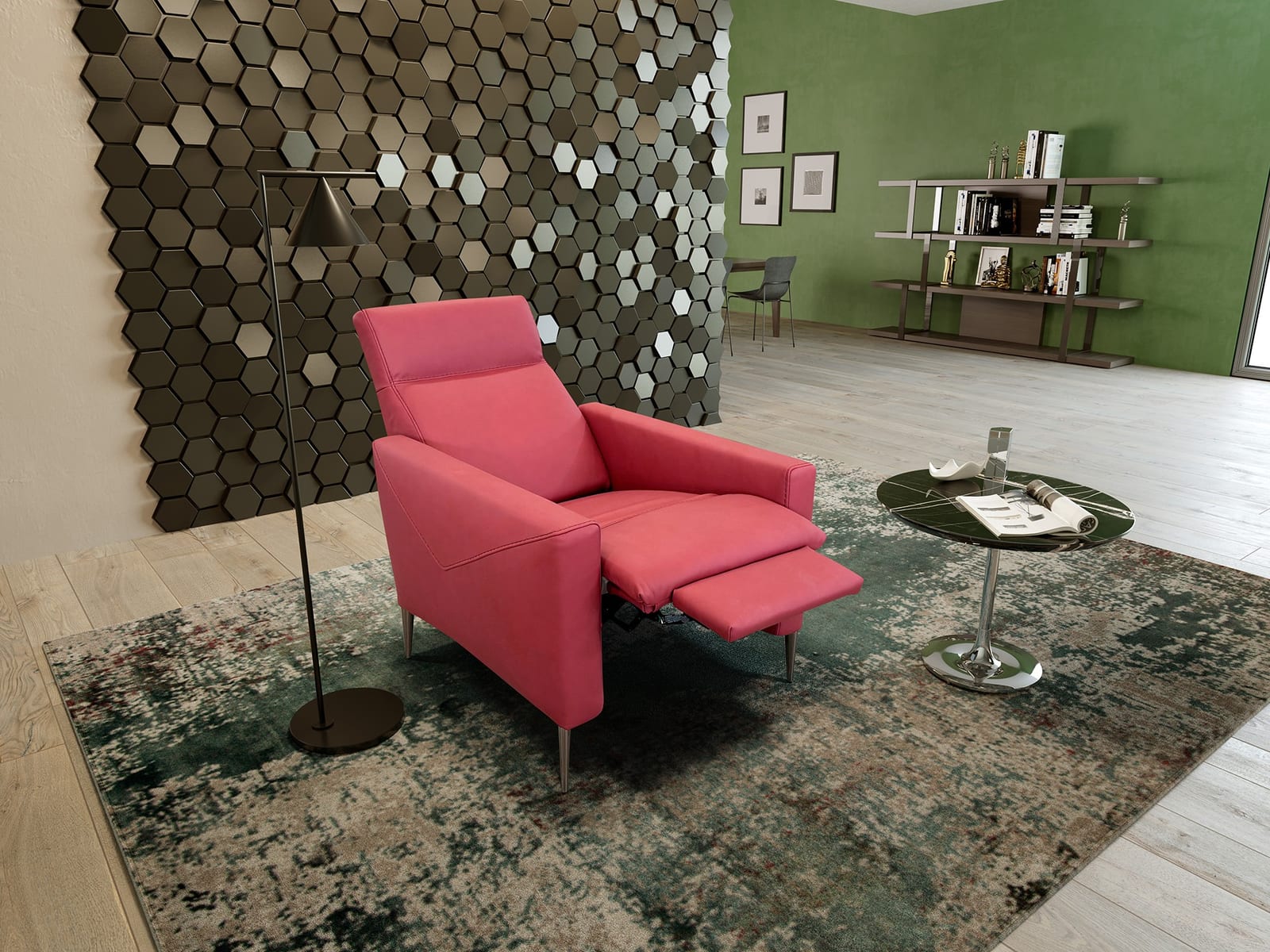 Hilde Pushback Recliner image 2