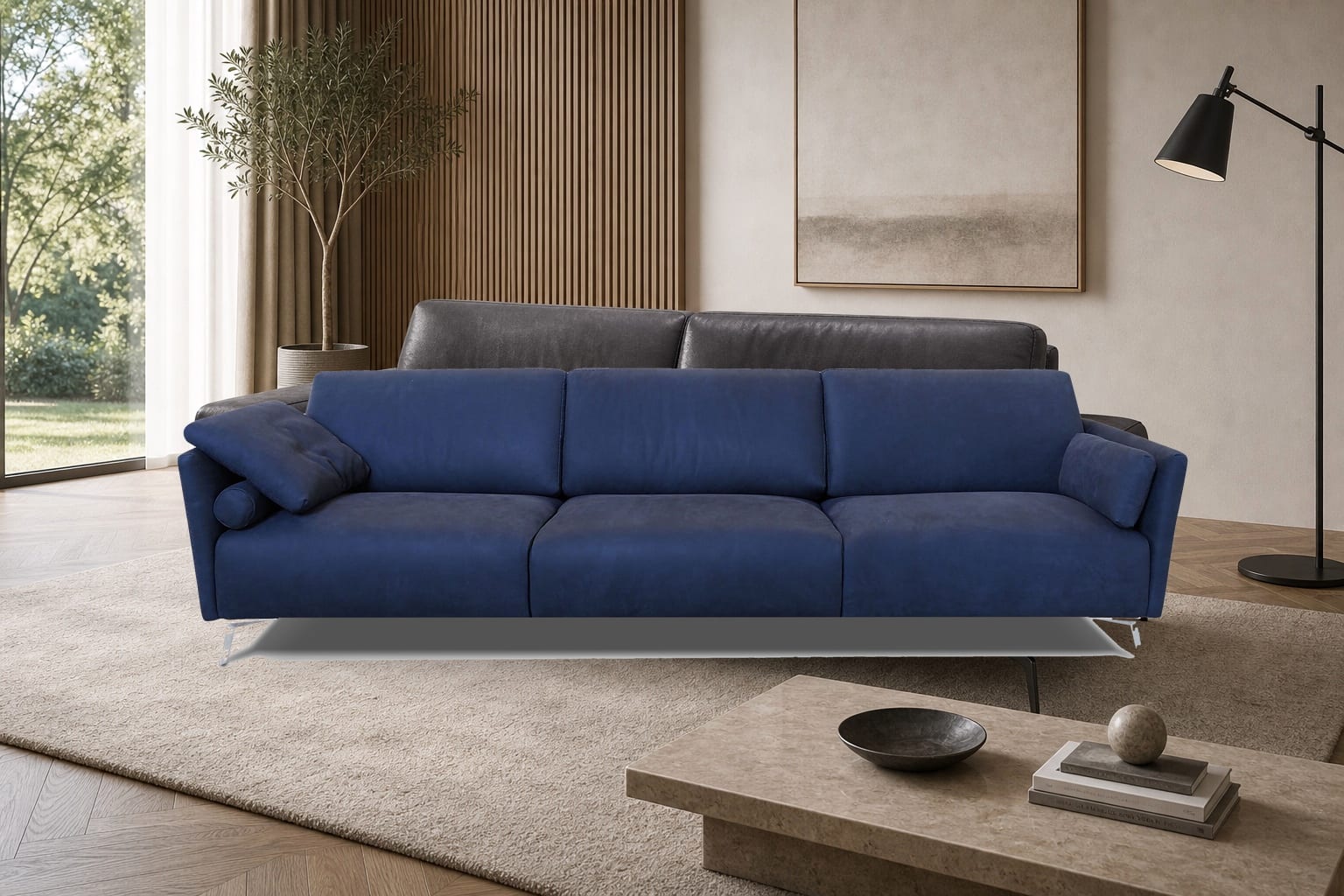 Icaro Sofa Extra in a styled room