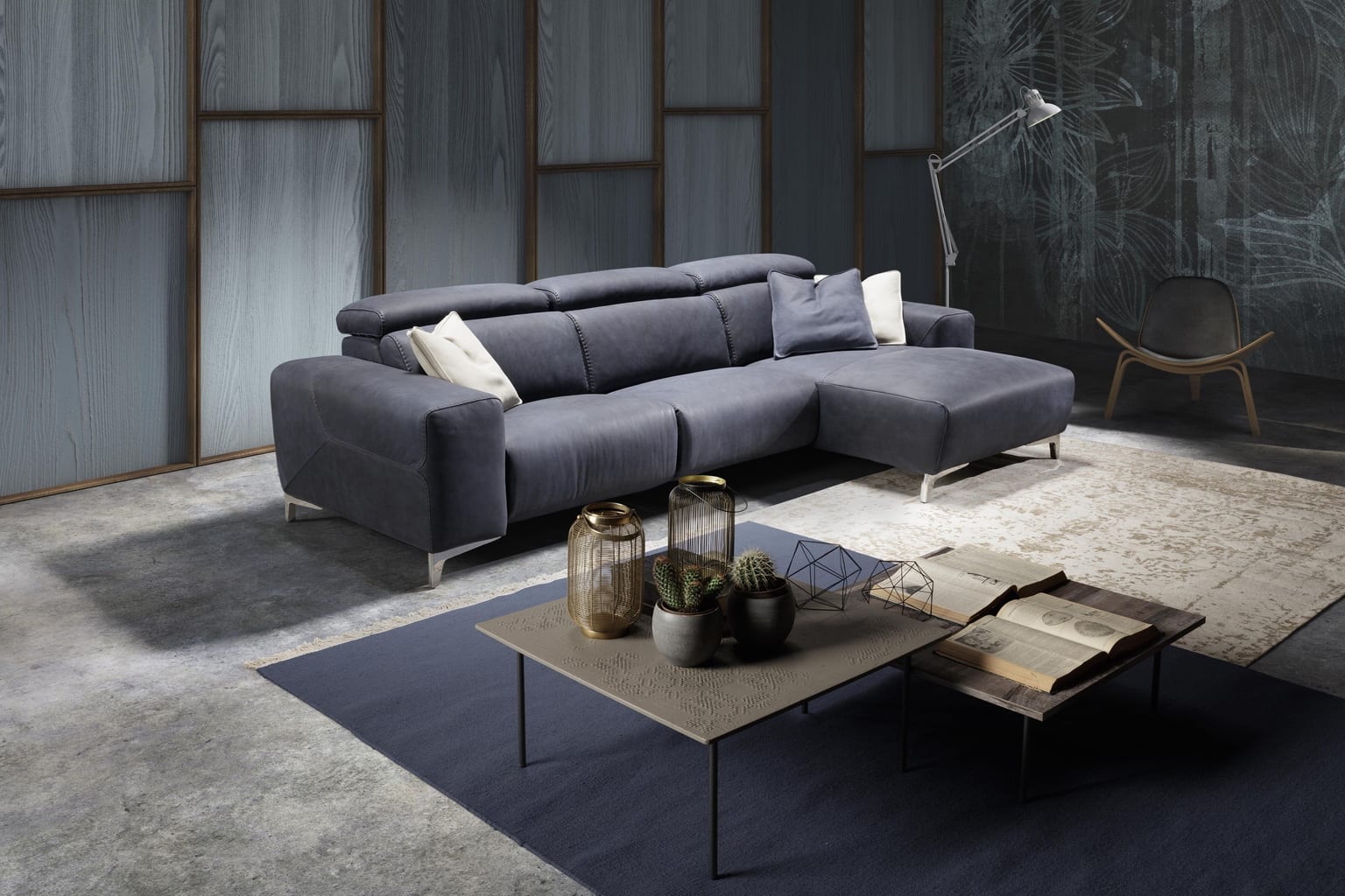 Iride Sectional in a styled room