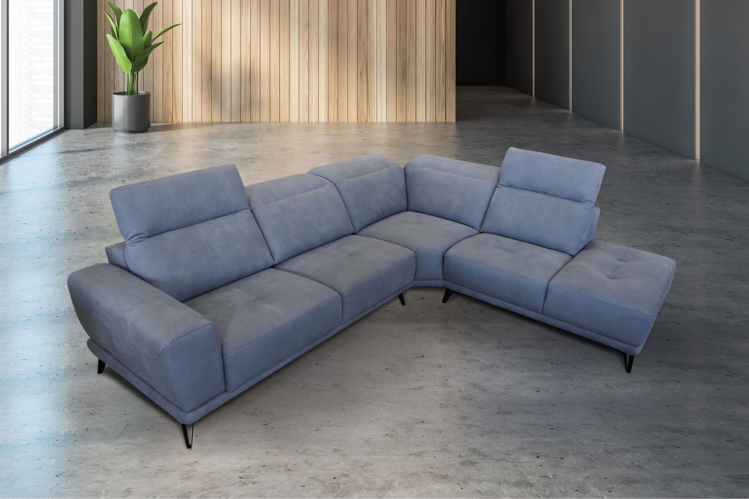 Karma Sectional in a styled room