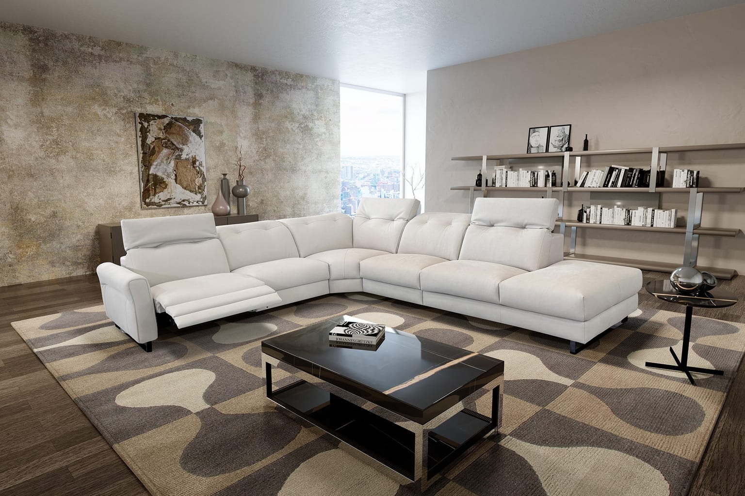Kate Sectional in a styled room