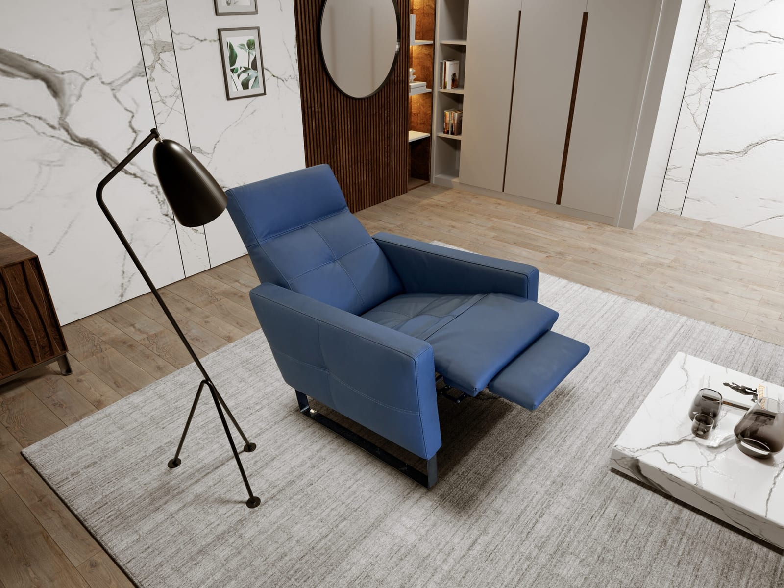 Kiki Pushback Recliner image 2