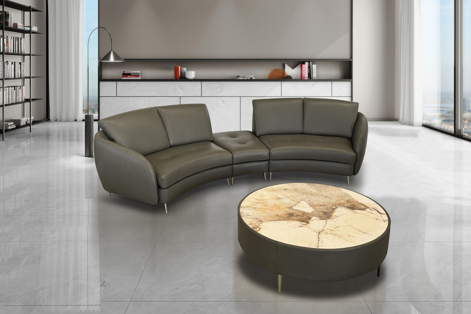 Naxos Sofa in a styled room