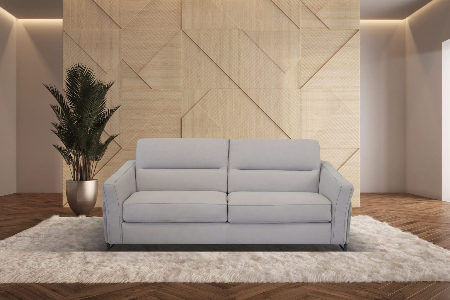 Pompea Sleeper Sofa in a styled room