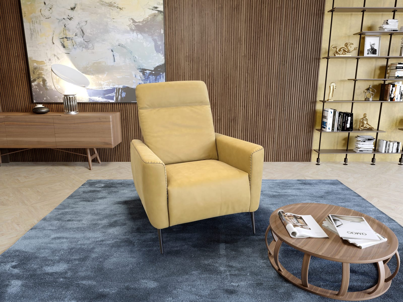 Sirio Pushback Recliner image 2