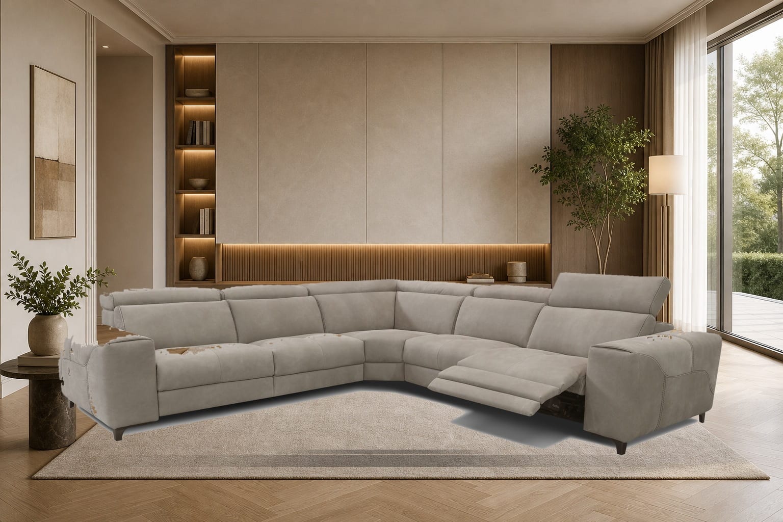 Style Sectional in a styled room