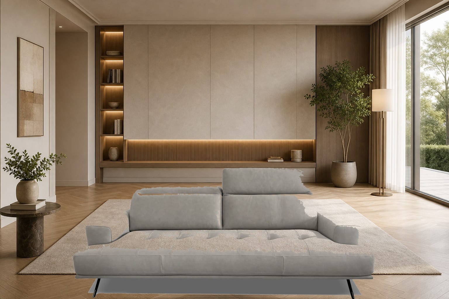 Supreme Sofa in a styled room