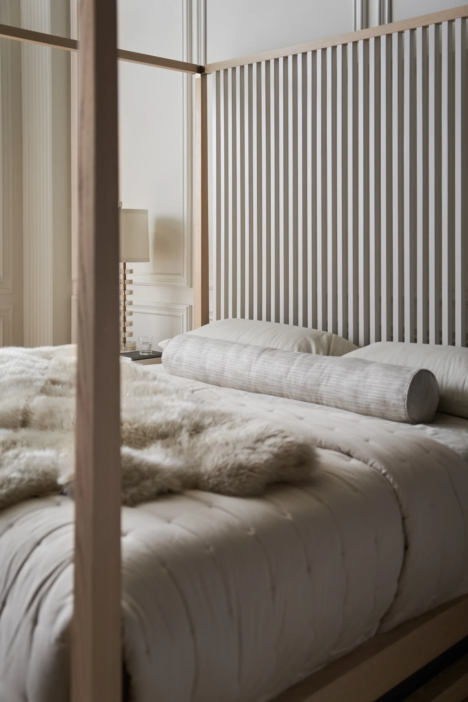 Pinstripe Light Bed - Queen — view 8