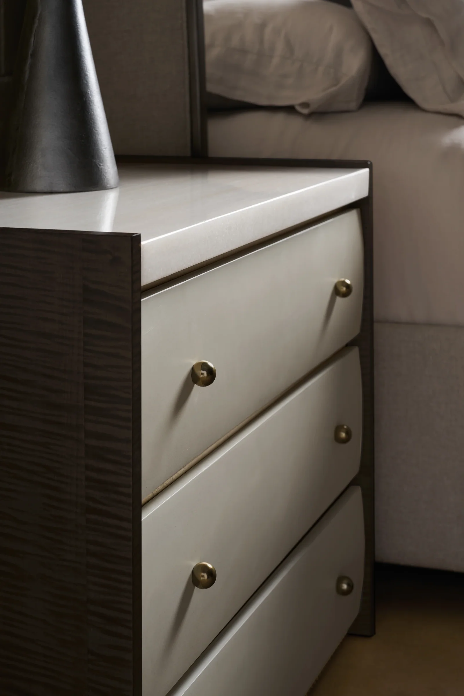 Avignon Bronze Nightstand — view 3