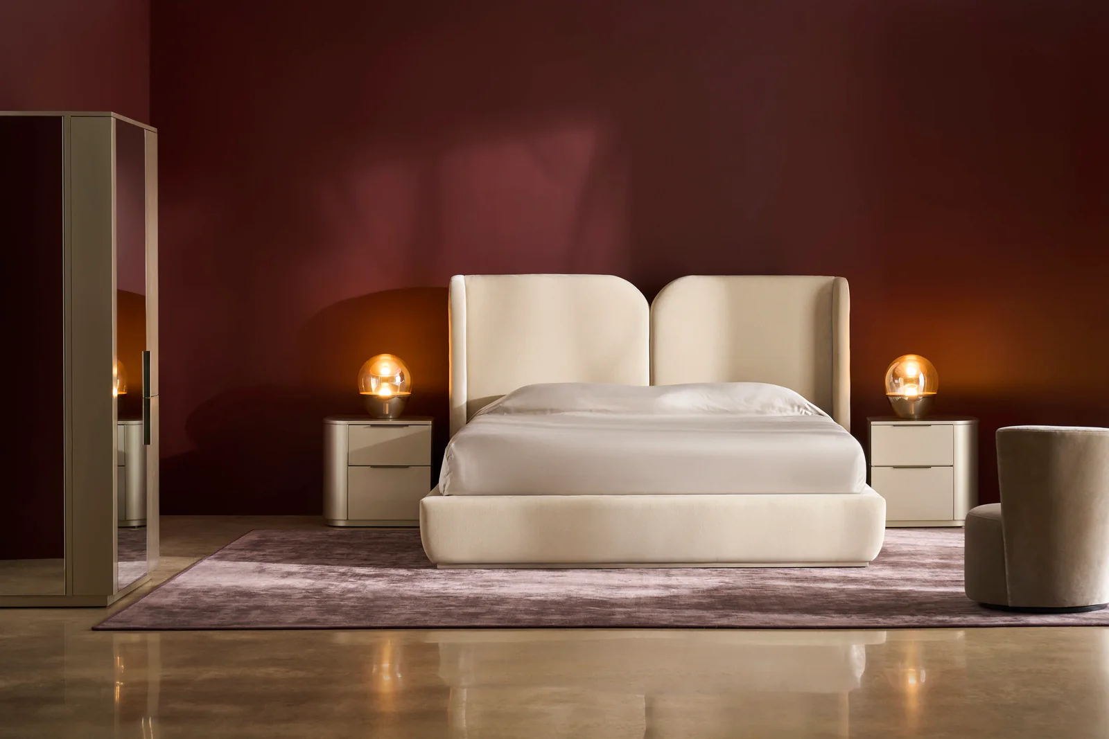 Oblique Right Nightstand — view 2