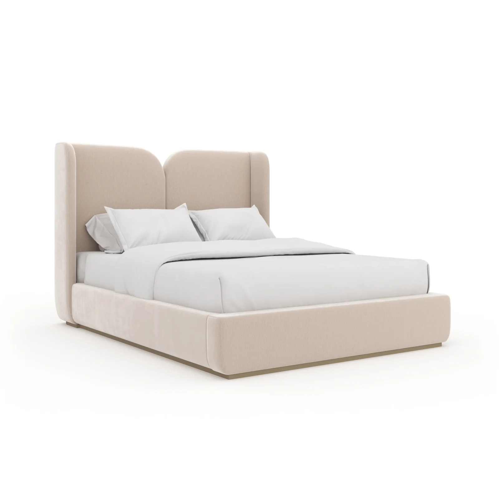 Oblique Queen Bed — view 4