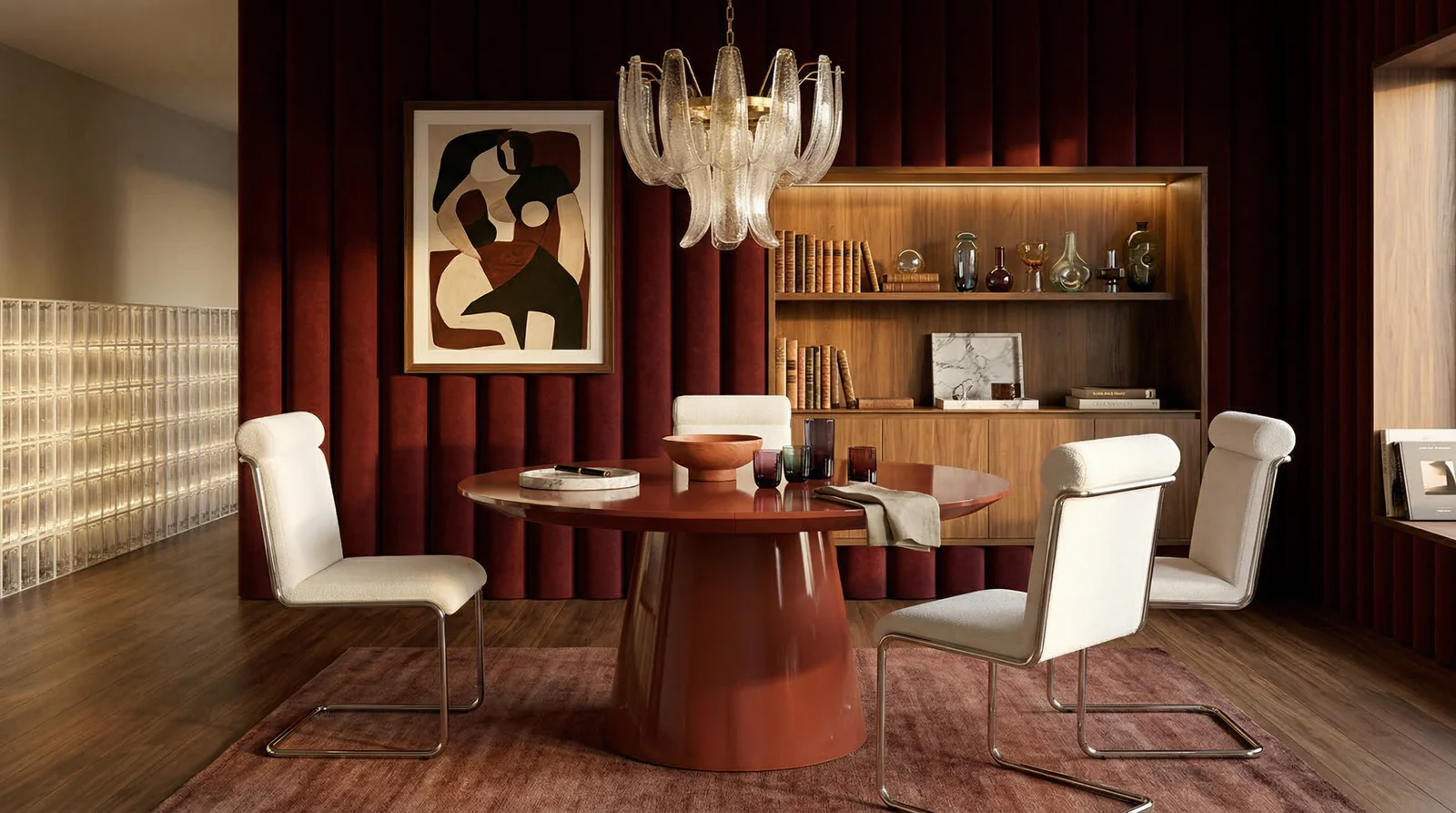 Paragon Dining Table - Rouge — view 4