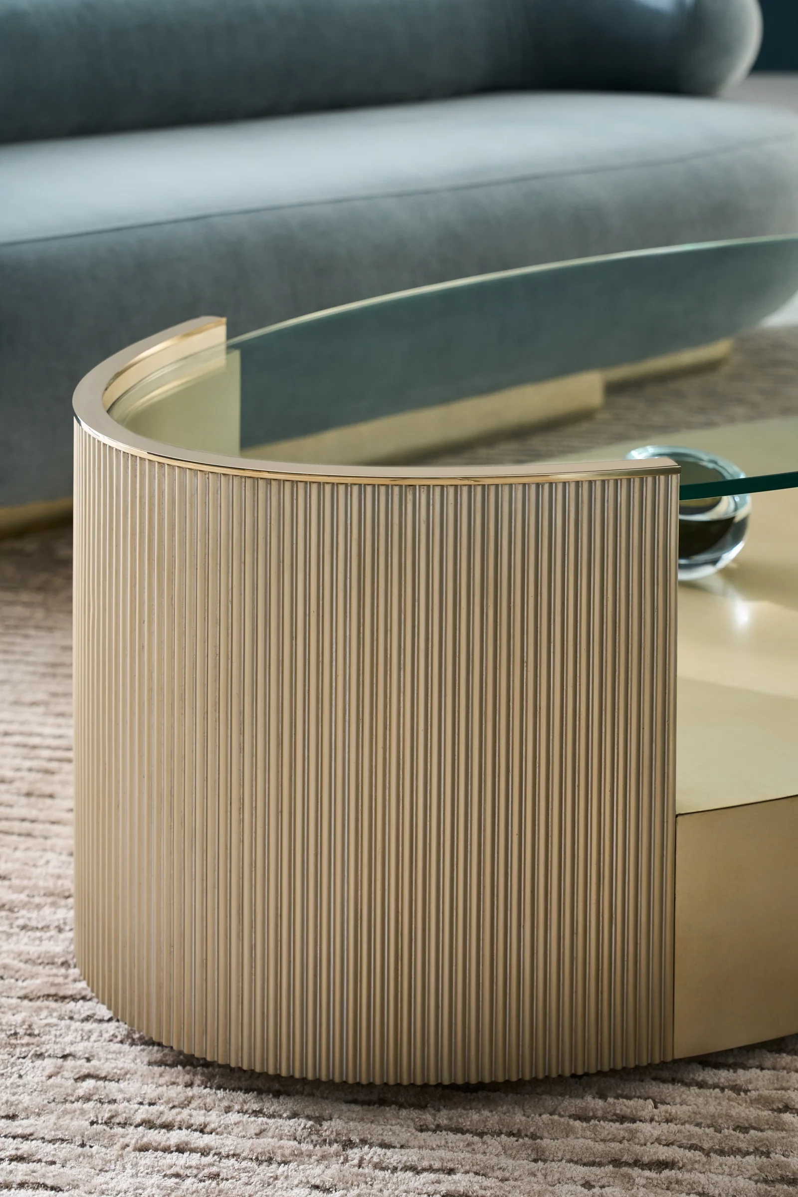 Love Oval Cocktail Table - Oracle — view 4