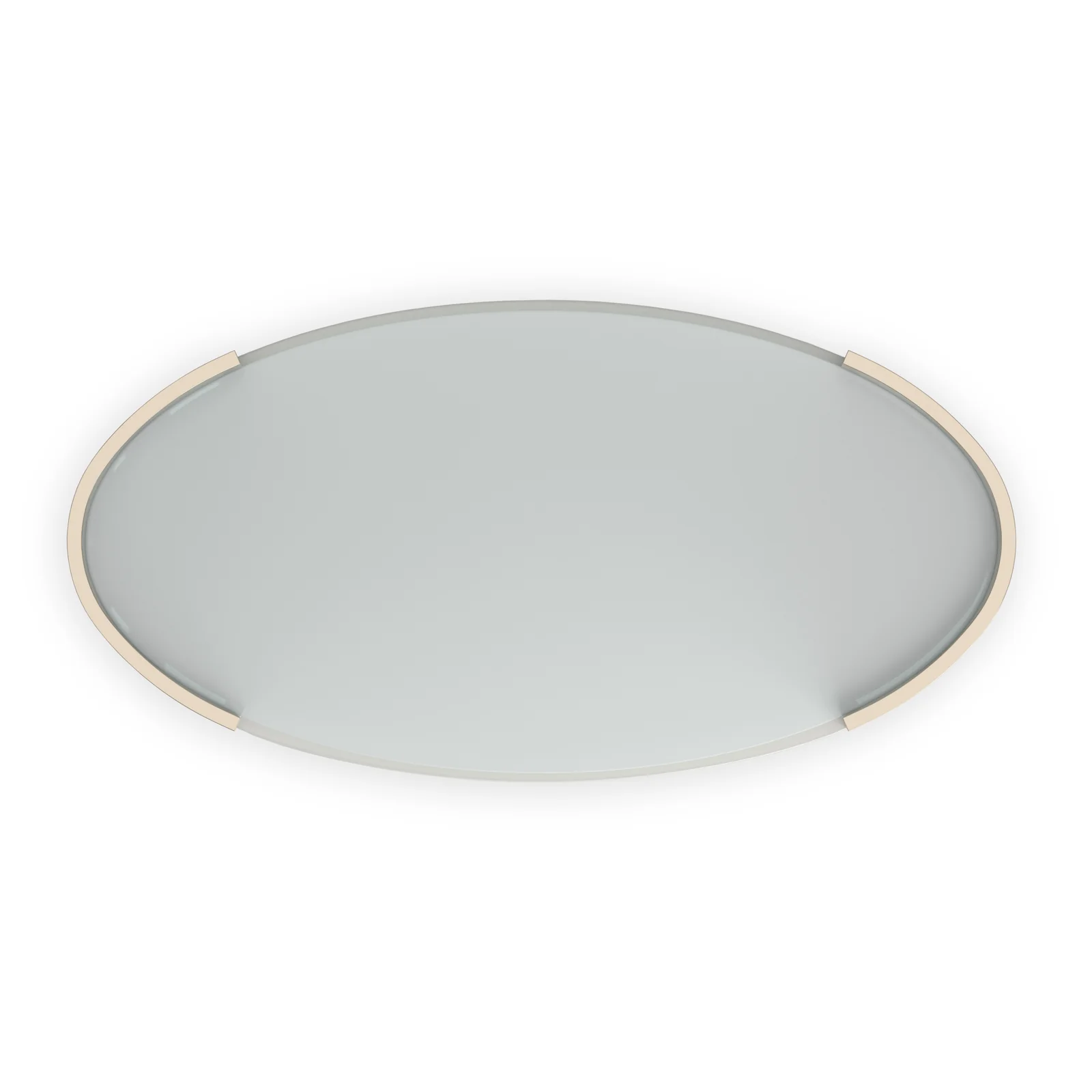 Love Oval Cocktail Table - Matte Pearl — view 4