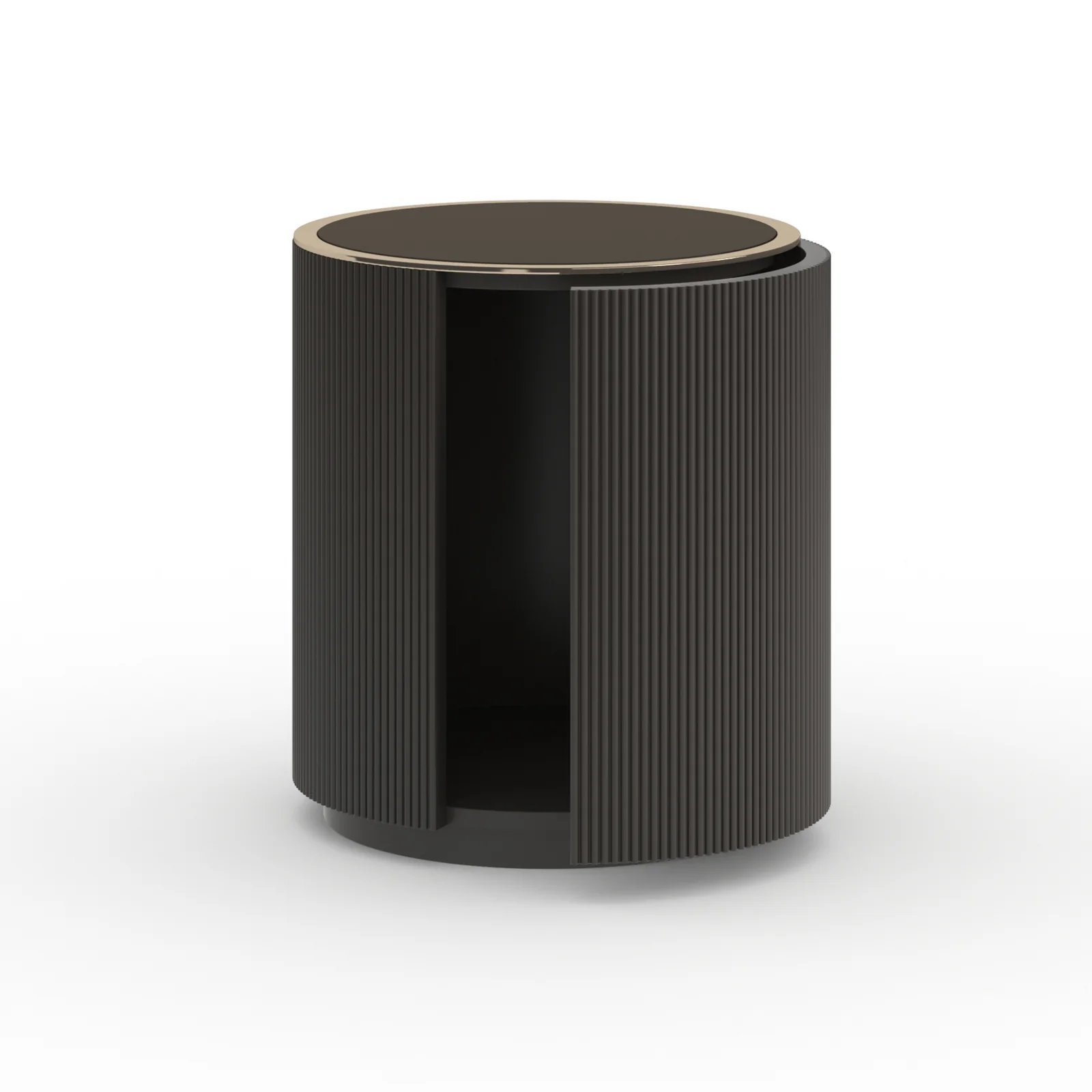 Love Round End Table - Dark Chocolate — view 4