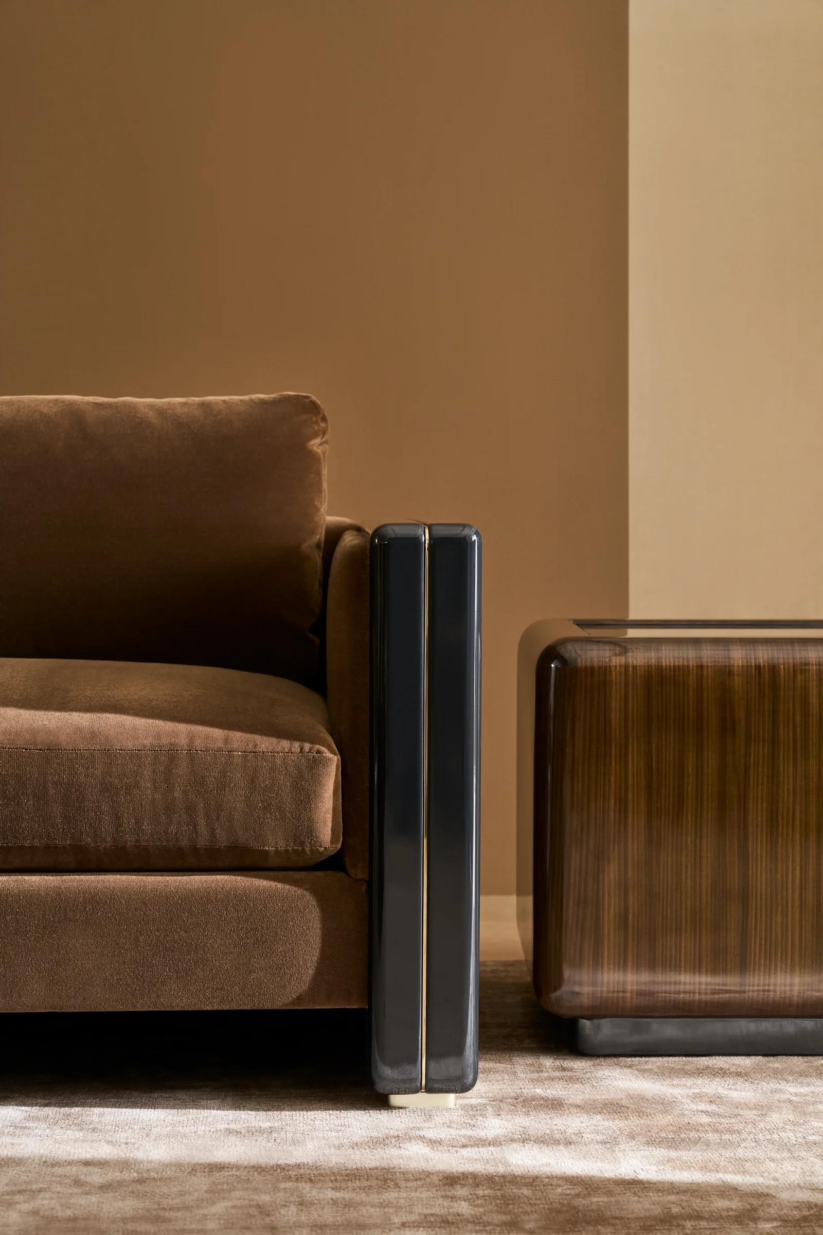 Gelee Square Accent Table - Caramello — view 4
