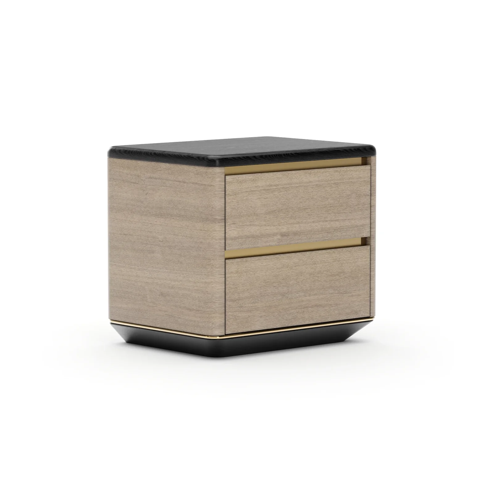 Madera Plinth Nighstand - Chocolate — view 2