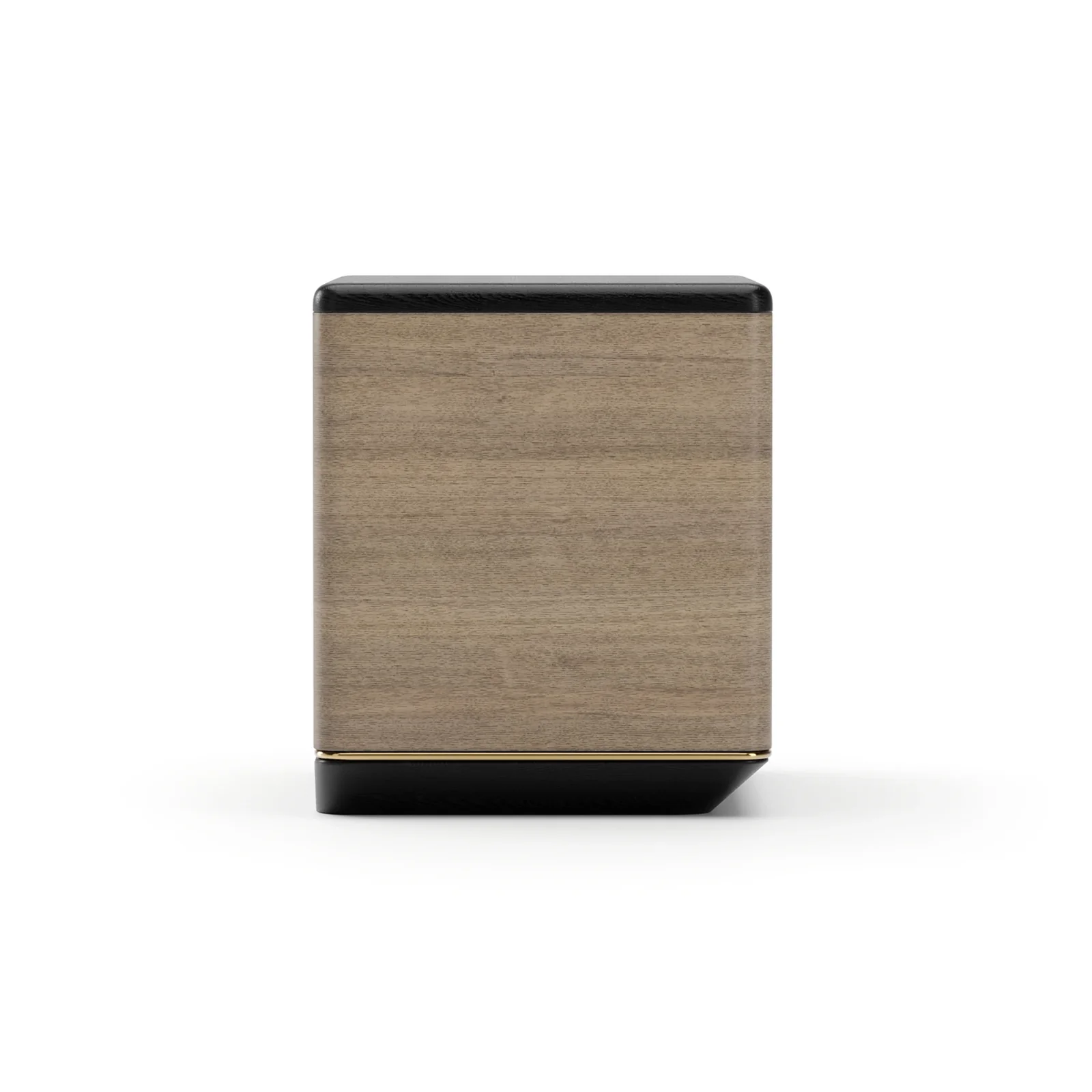 Madera Plinth Nighstand - Chocolate — view 3