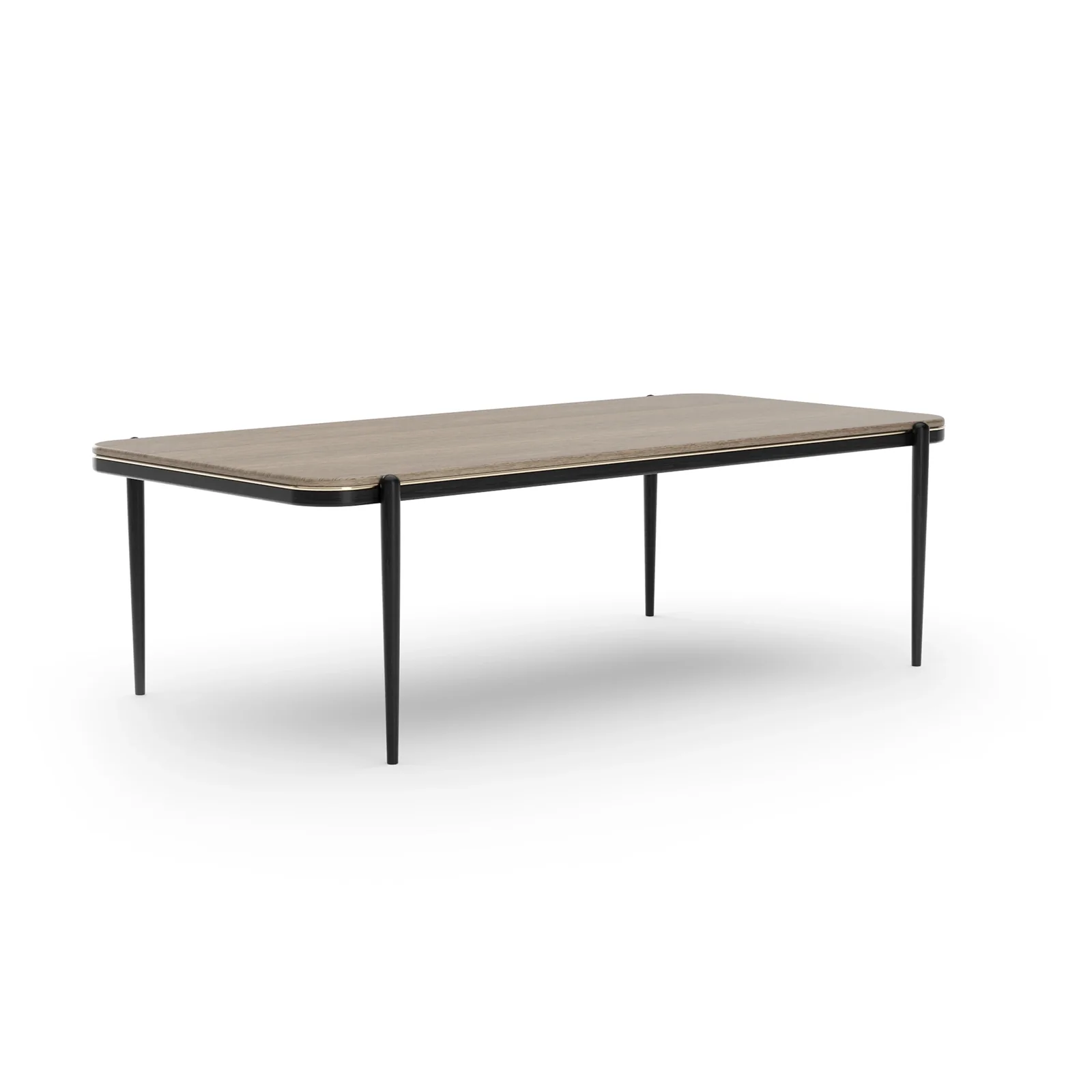 Madera Rec Dining Table - Chocolate — view 2