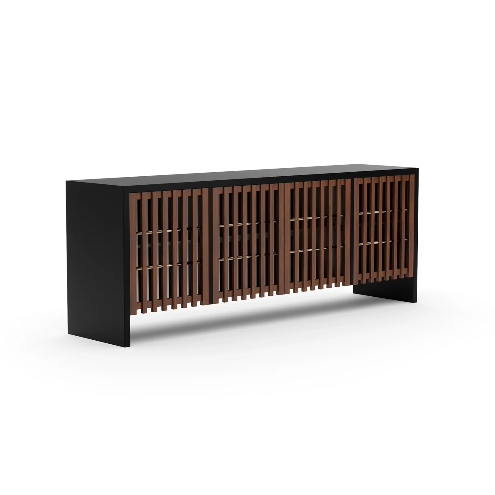 Pinstripe Dark Sideboard — view 2