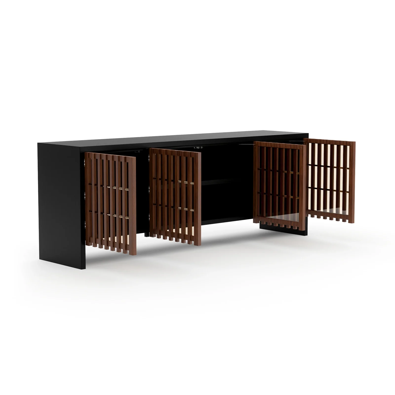 Pinstripe Dark Sideboard — view 5