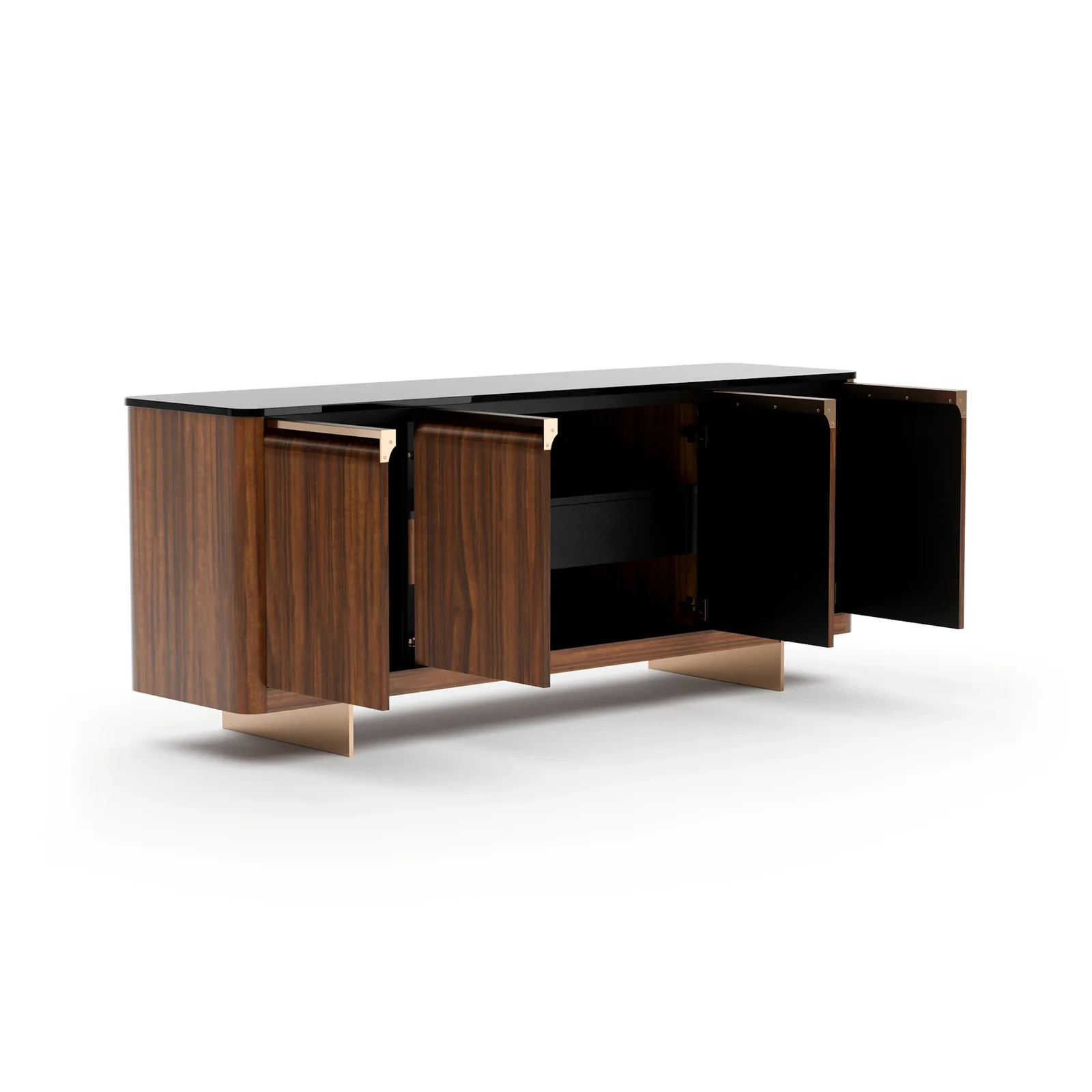 Altura Glass Top Sideboard — view 5
