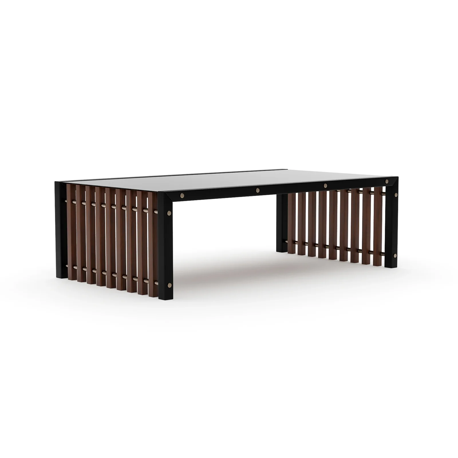 Pinstripe Dark Cocktail Table — view 2