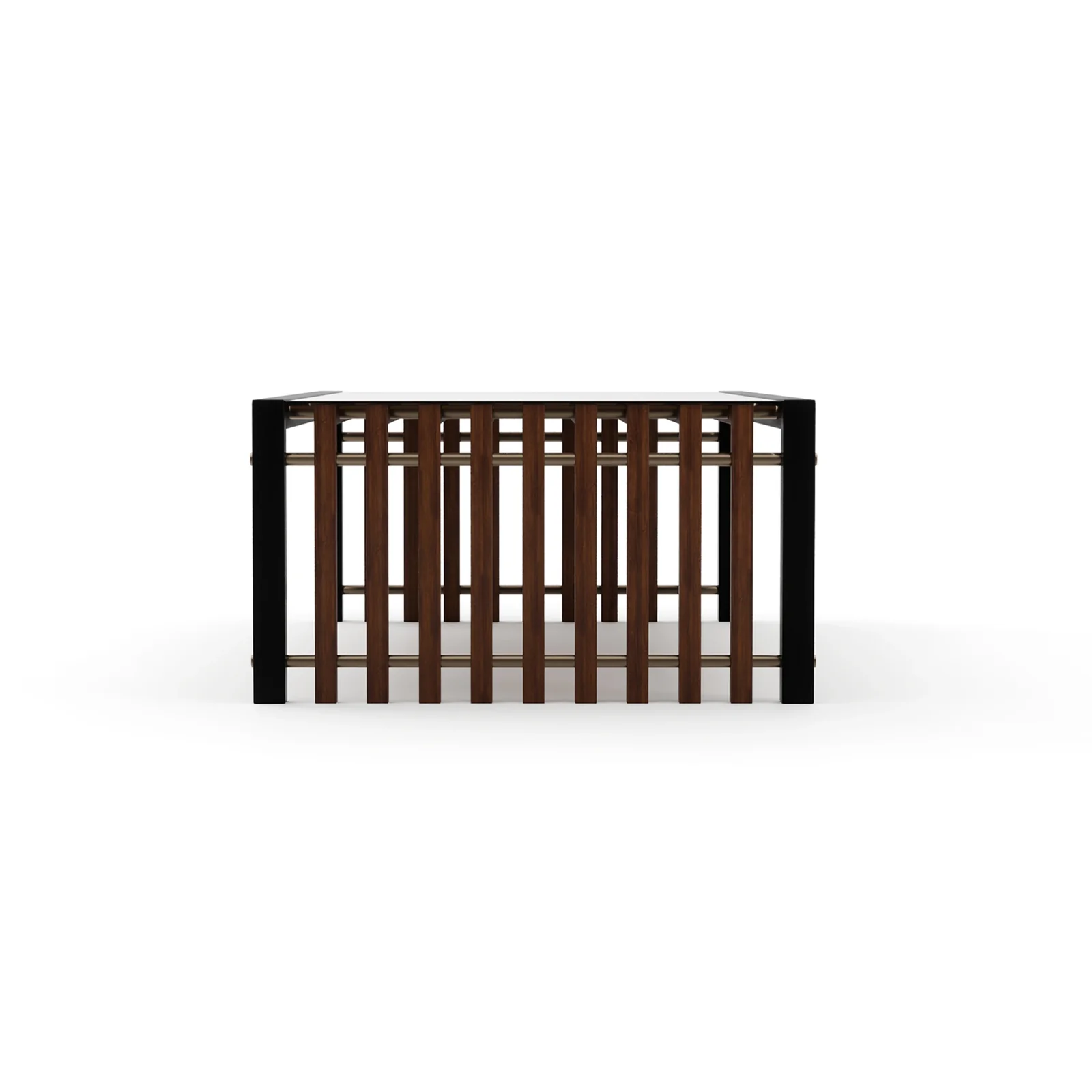 Pinstripe Dark Cocktail Table — view 3