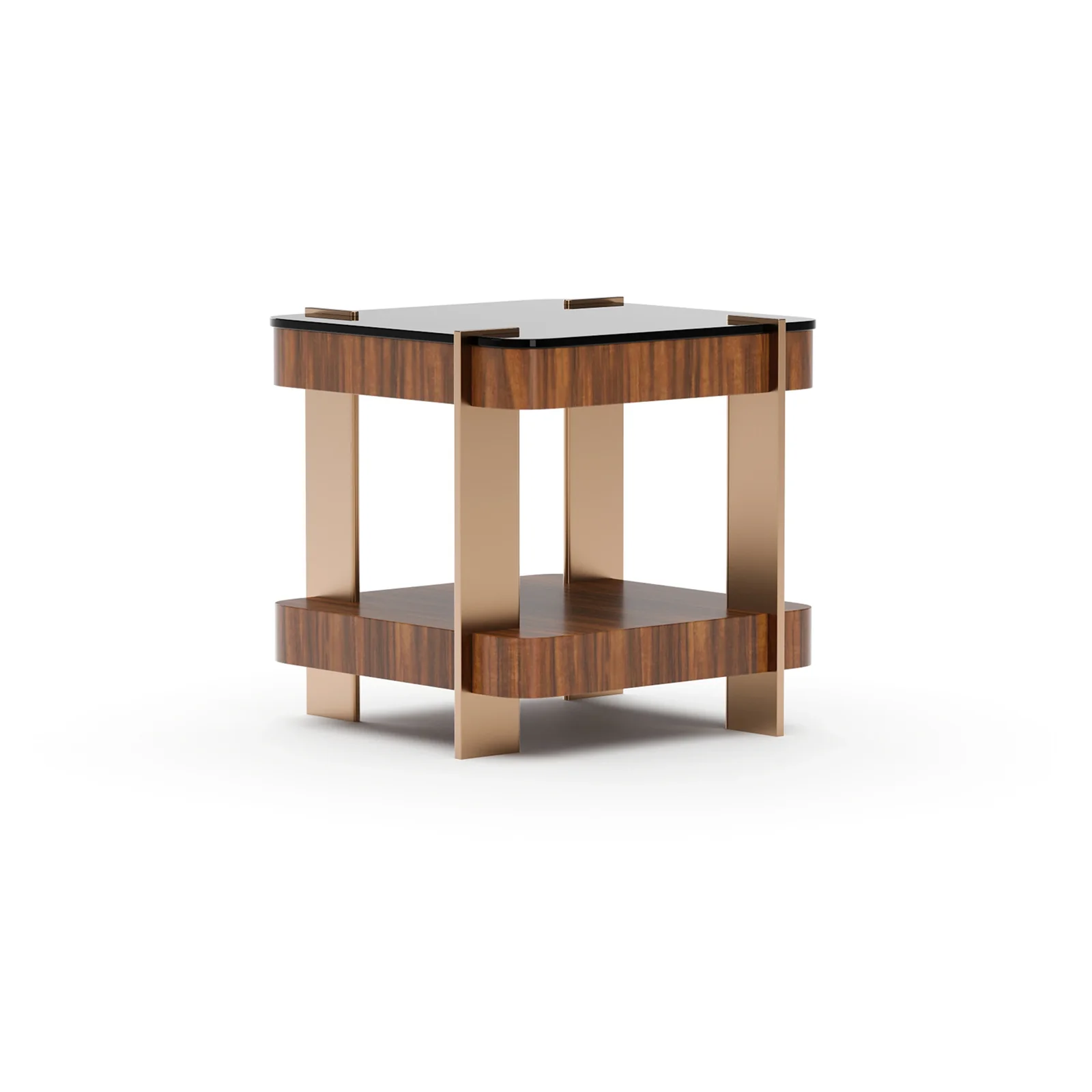 Altura Glass Top Side Table — view 2