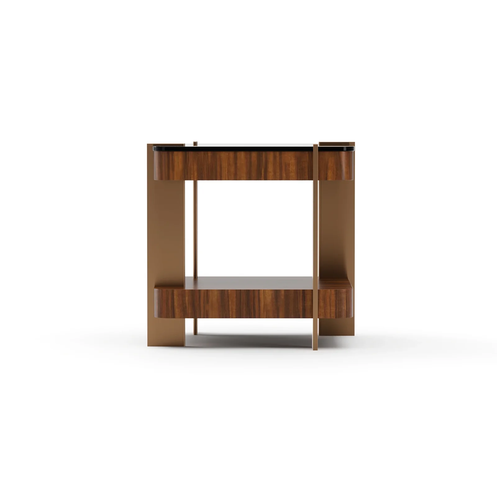 Altura Glass Top Side Table — view 3