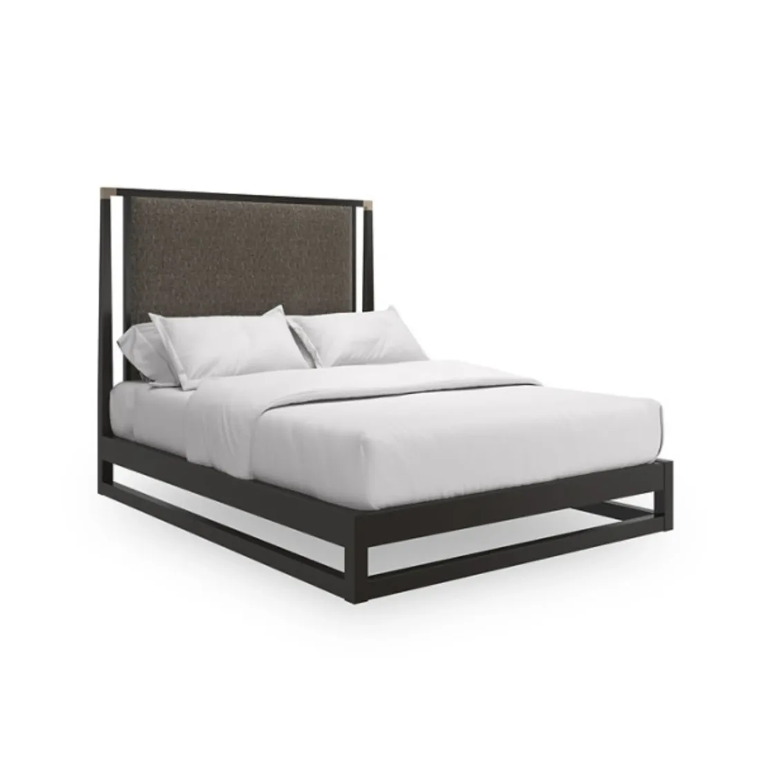 Pinstripe Kg Bed Dark Fb