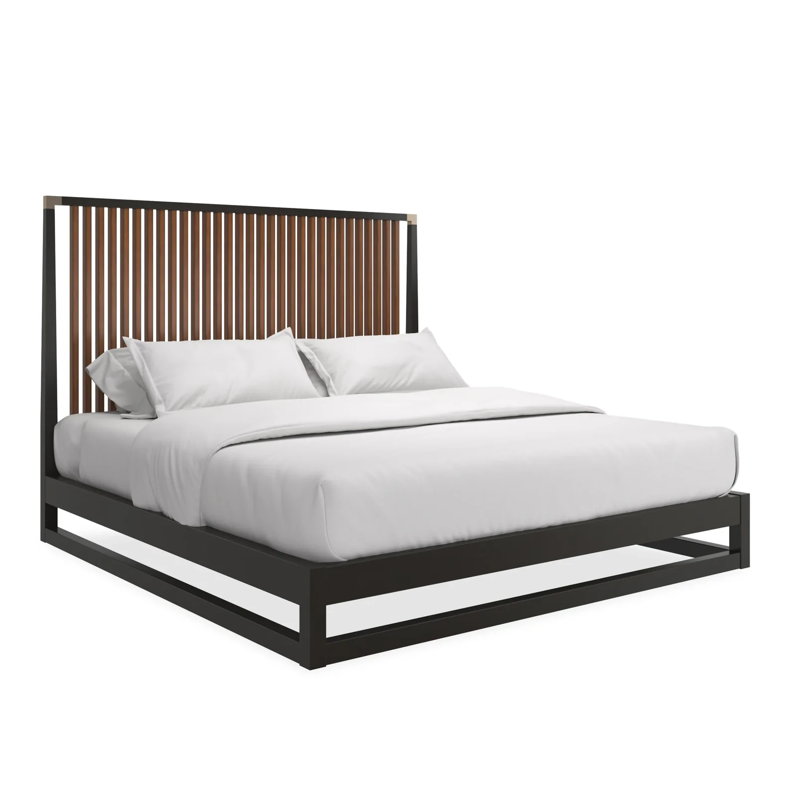 Pinstripe Slatted Bed Dark - Kg — view 4