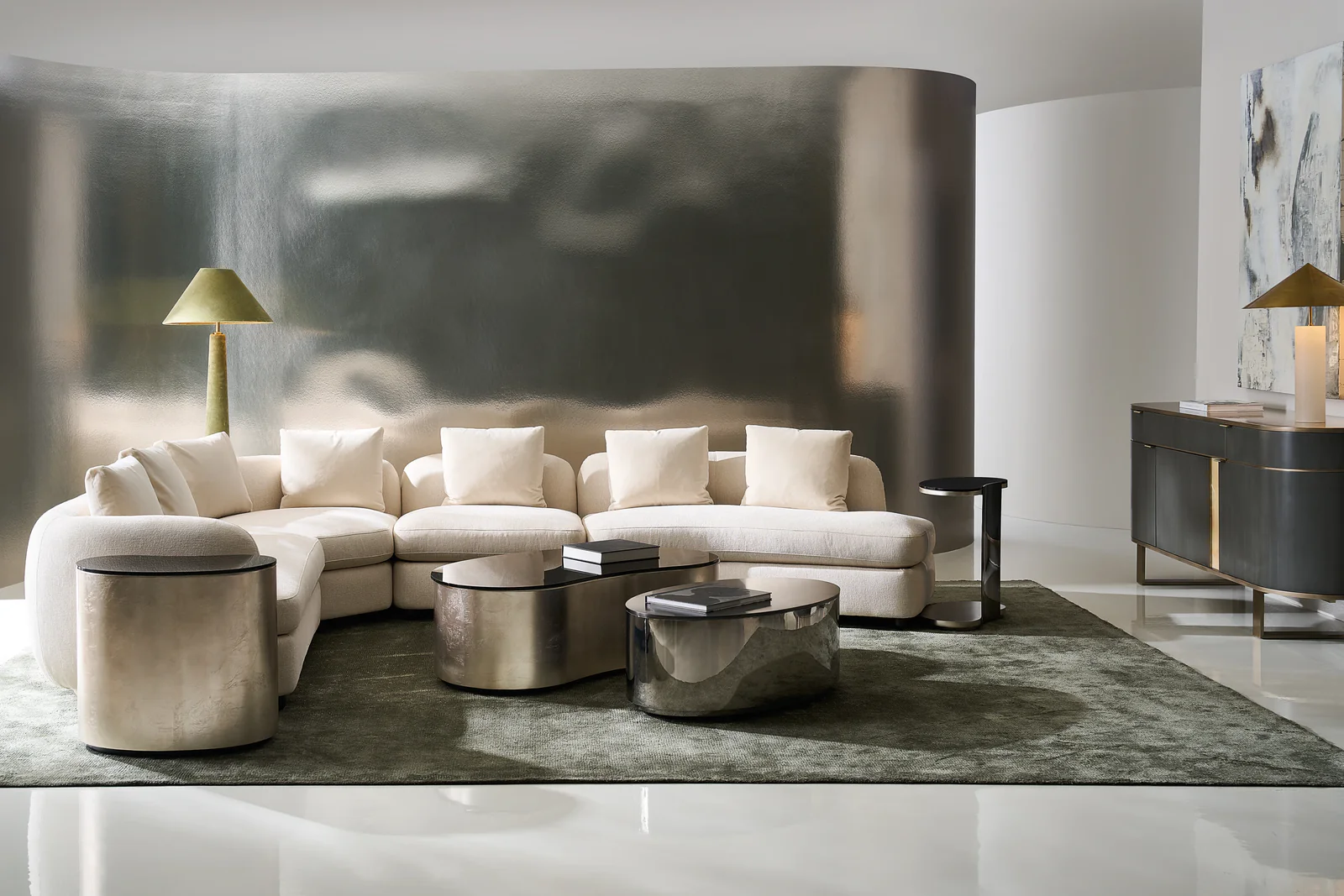 Adele Oval Cocktail Table — view 2