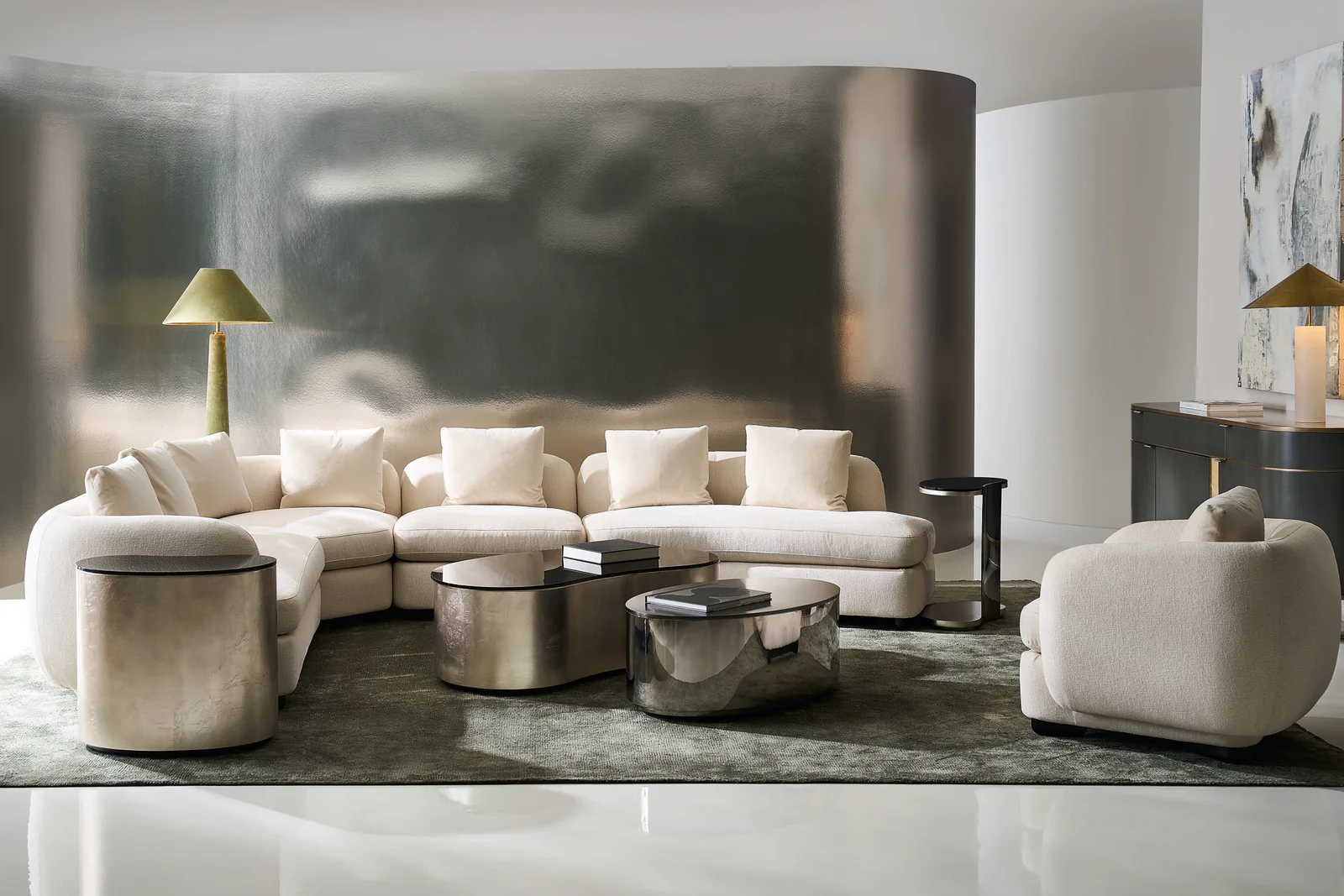 Adele Oval Cocktail Table — view 3